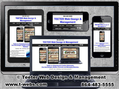 Teeter Website design